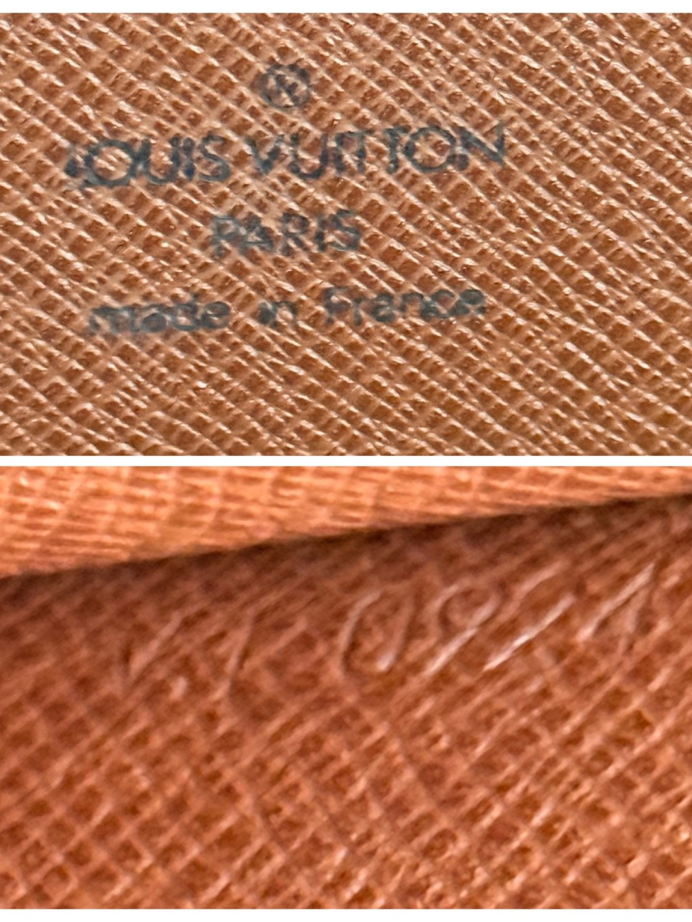 Louis Vuitton Monogram Crossbody Bag Brown Leather Trim Monogram Courcelles - Picture 7 of 17